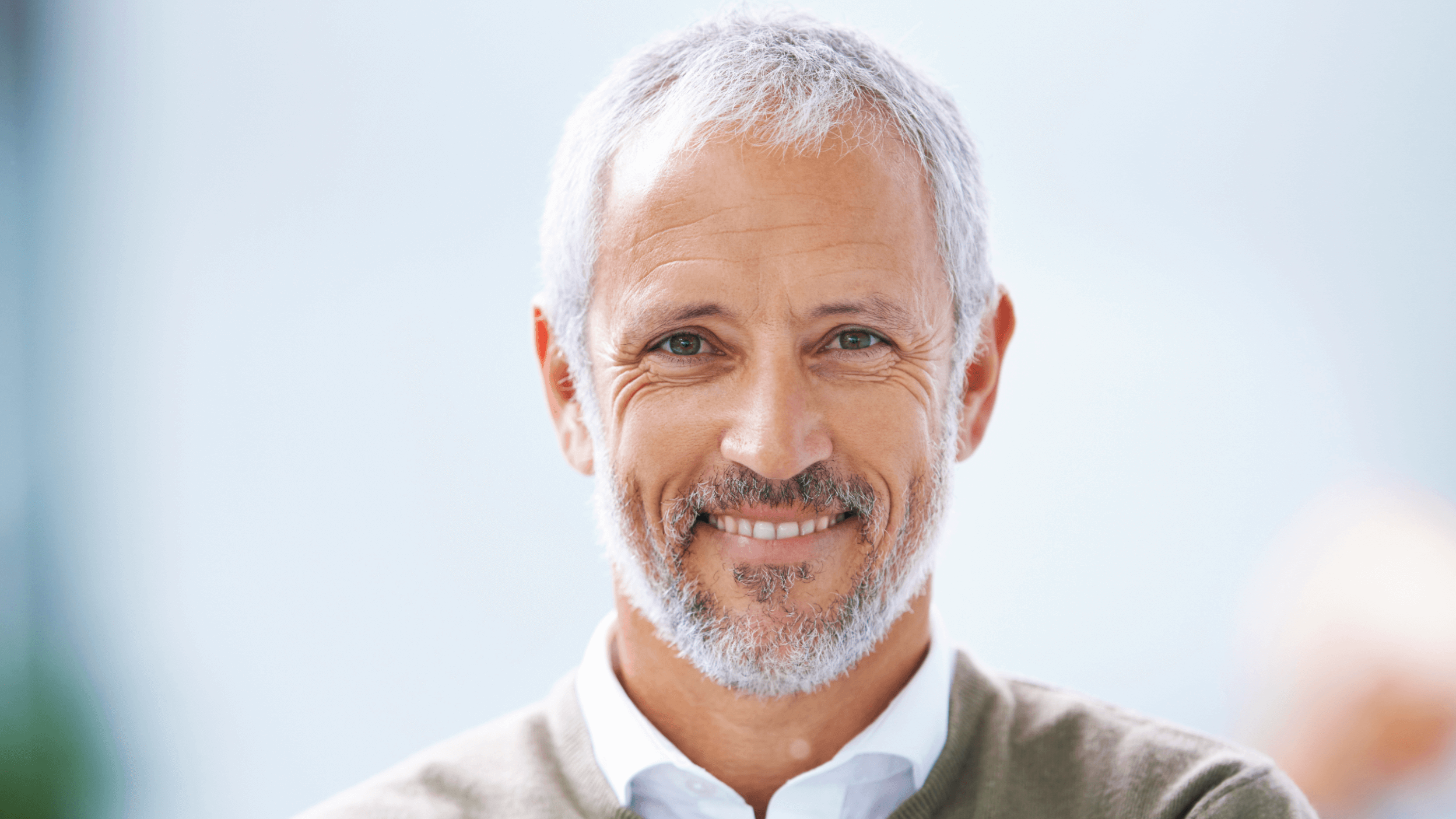 man smiling